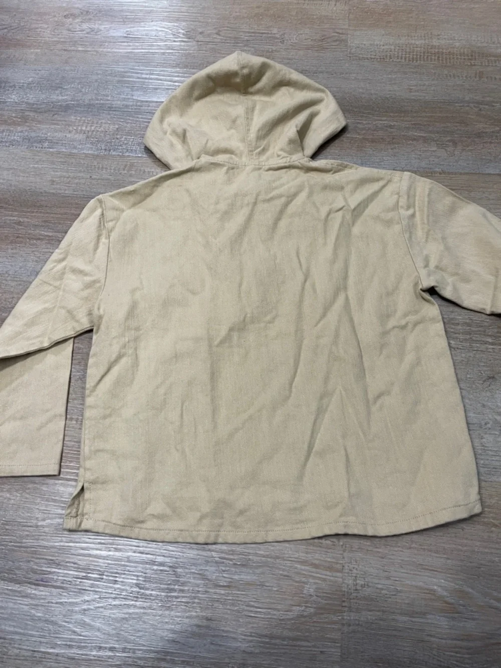 Rylee + Cru Beige Hooded Pullover Sweatshirt - Picture 5 of 6
